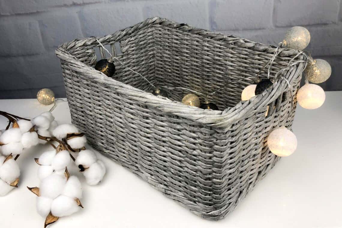 Wicker Storage Basket