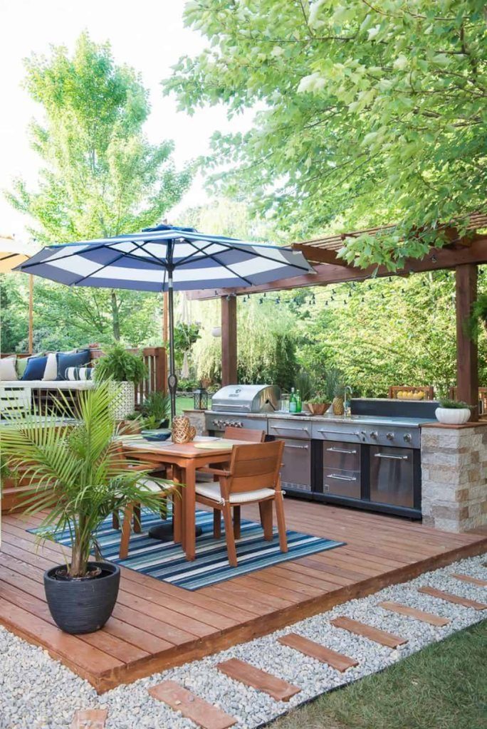 Custom Outdoor Summer Kitchen