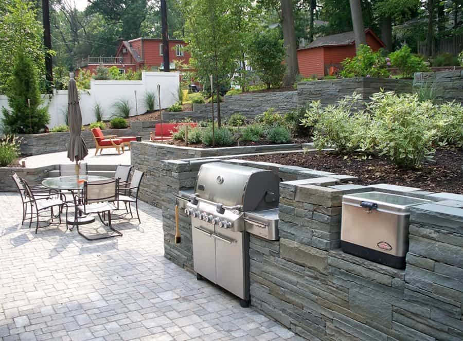 Stone Grill Outdoor Kitch
