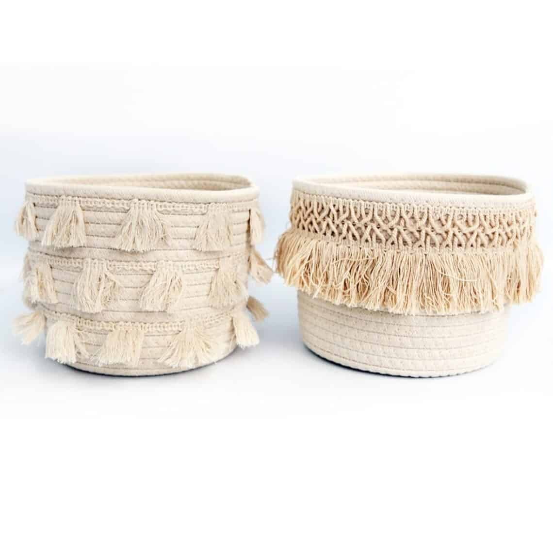 Tassel Storage Basket