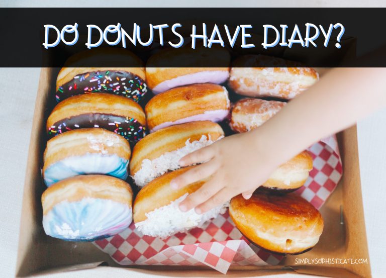 Do Donuts Have Diary?