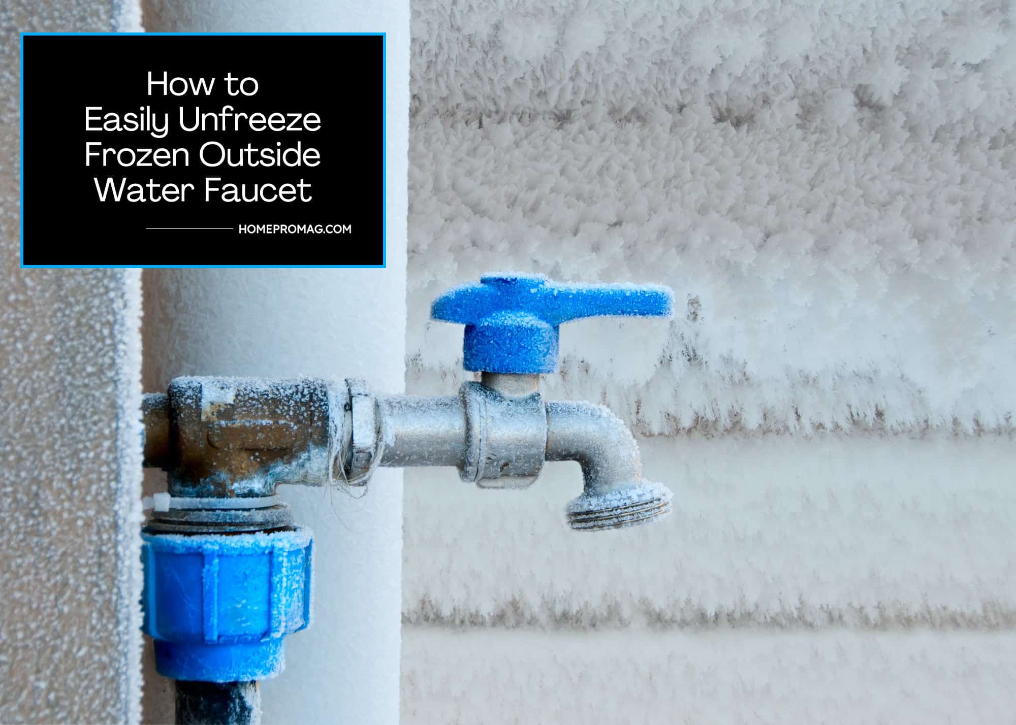 Outside Water Faucet Frozen (How to Easily Unfreeze) | The Home Tome