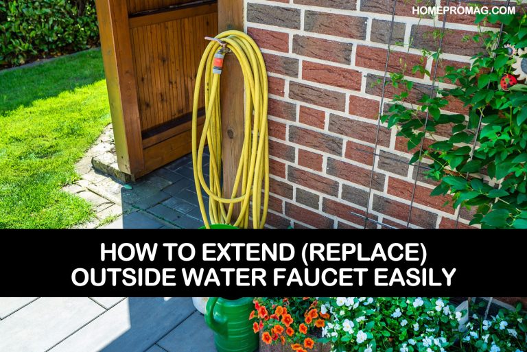 Replace Outside Water Faucet