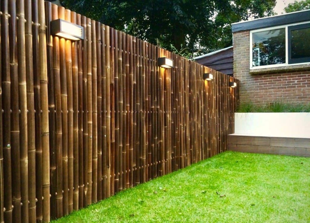 Tropical Bamboo Fence