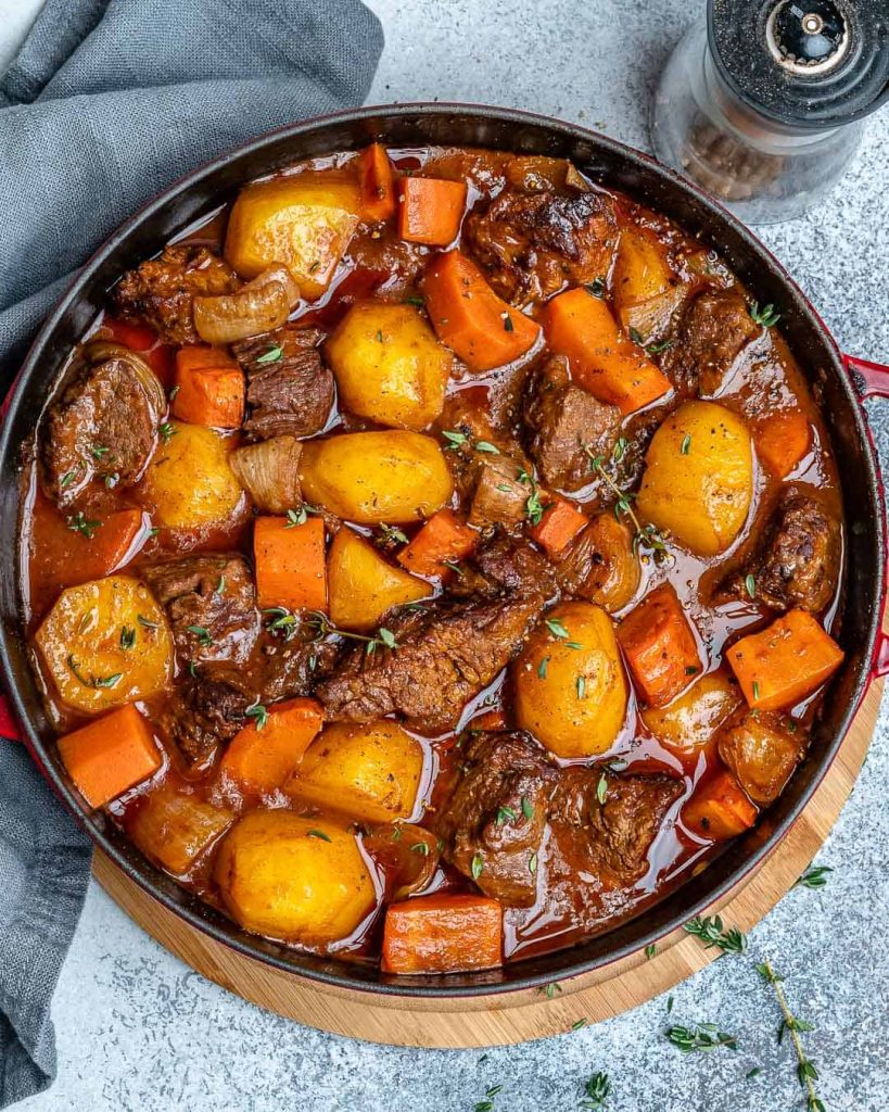 Classic homemade beef stew