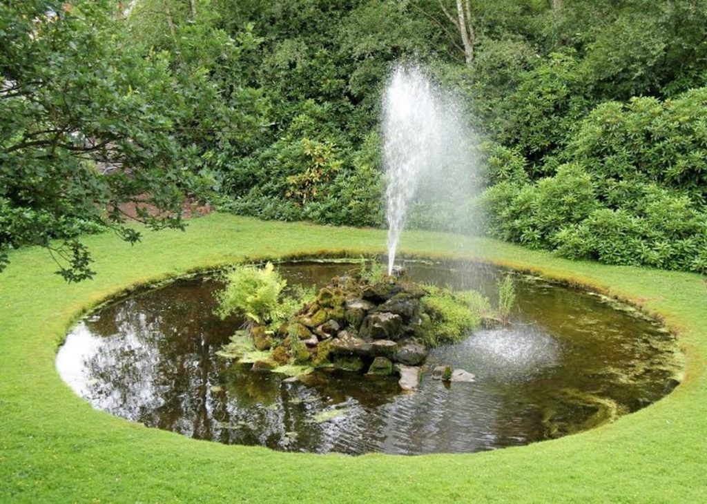 Small Koi Fish Backyard Fountain Pond 