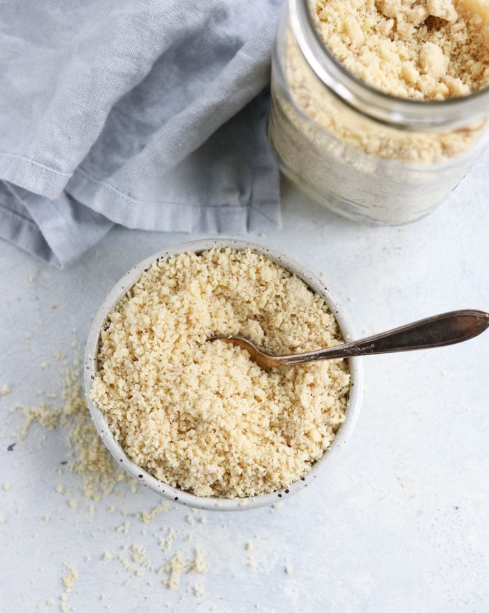 Homemade almond flour