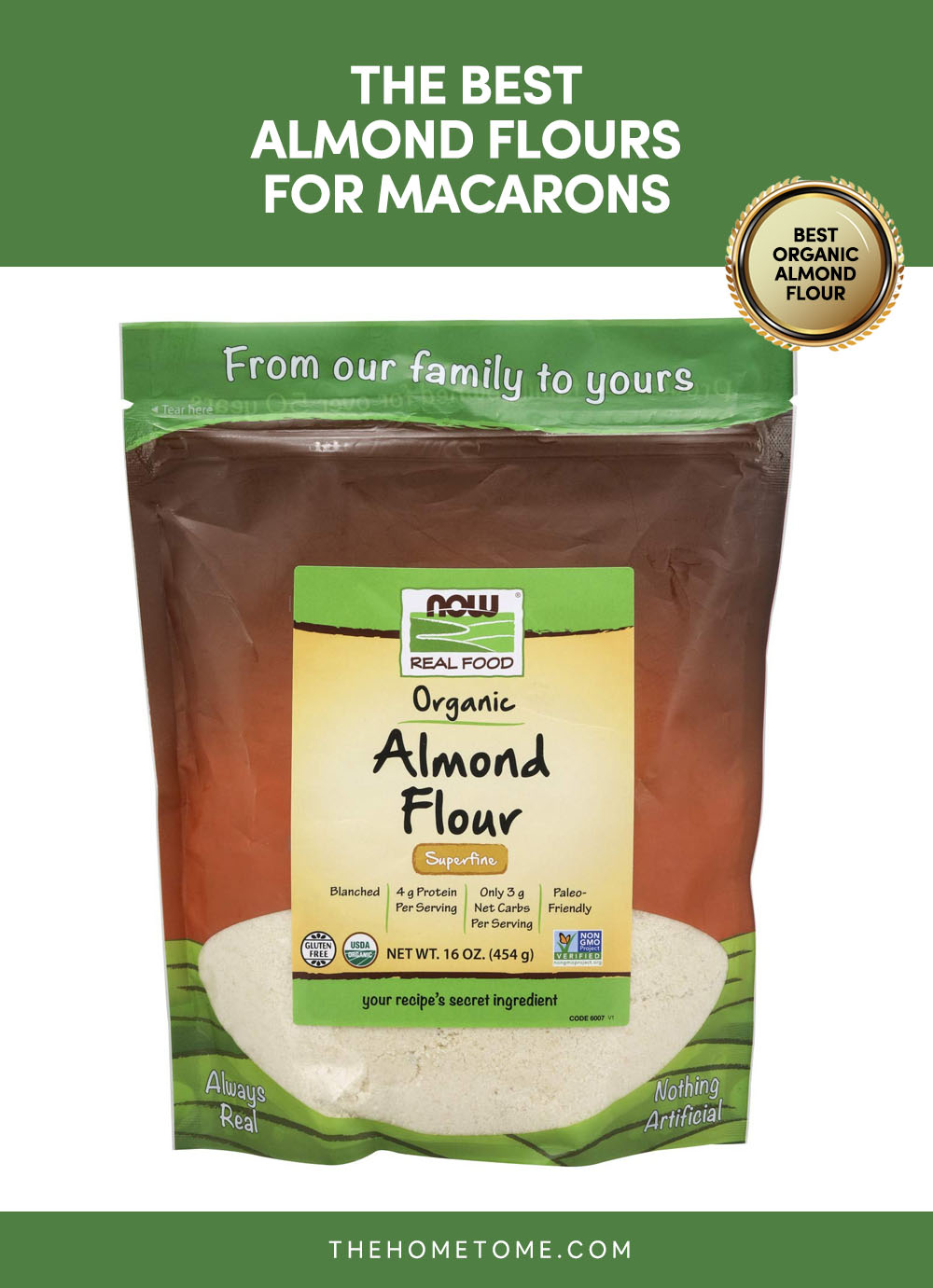 NOW Natural Foods, Organic Almond Flour-Best Organic Almond Flour