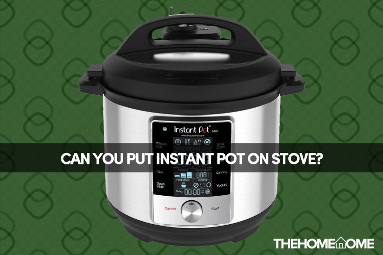 Can You Put Instant Pot On Stove?