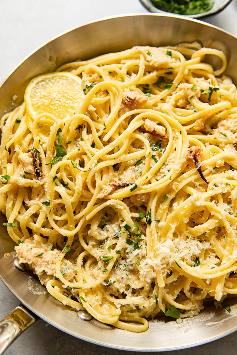 Imitation Crab linguine recipe