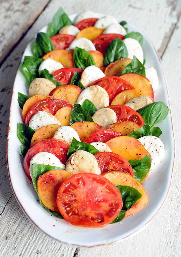 Peach Caprese Salad