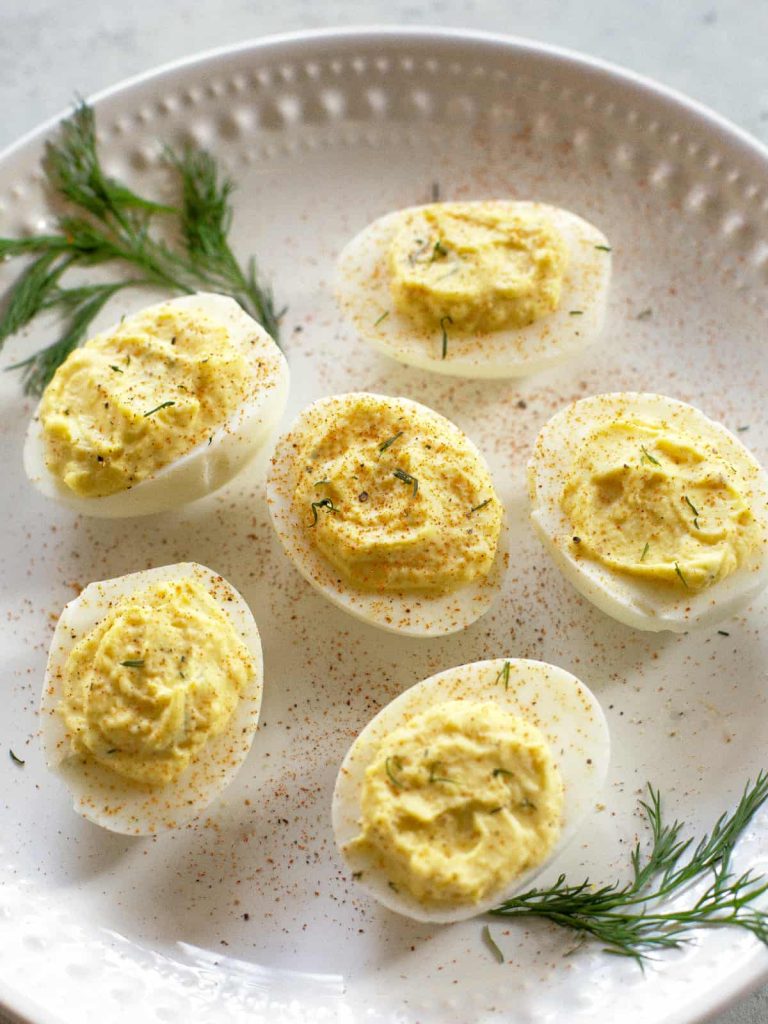 horseradish devilled eggs