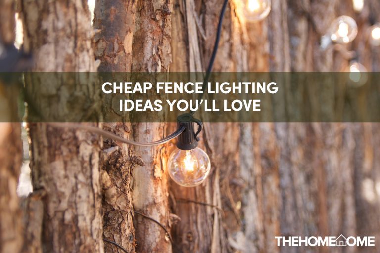 Cheap Fence Lighting Ideas