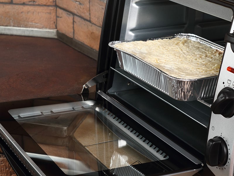 How do you use a toaster oven without foil?