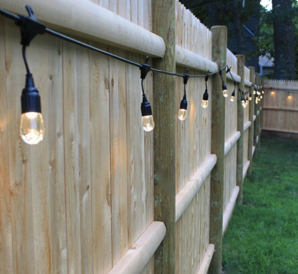 Bistro Fence Lighting 