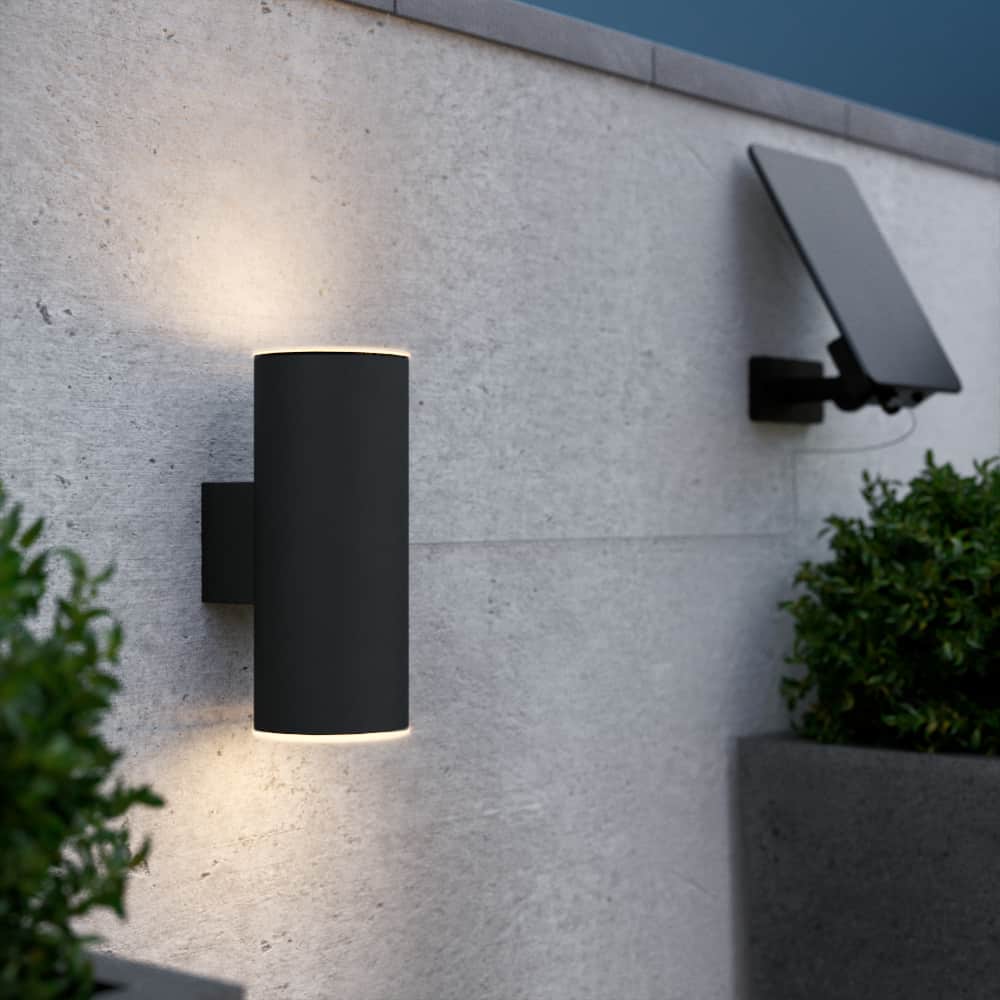 Chester up and down solar wall light