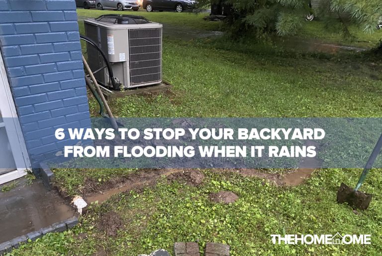 How to Stop Your Backyard From Flooding When It Rains