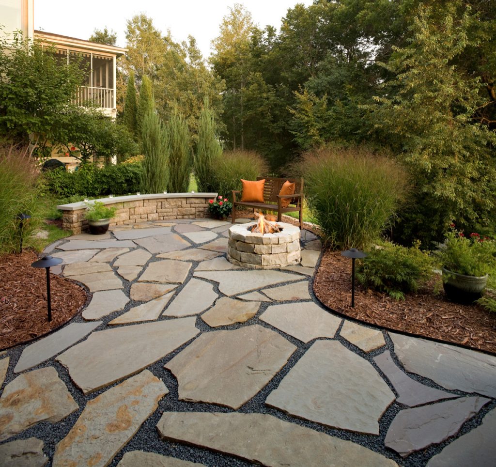 Flagstone patio