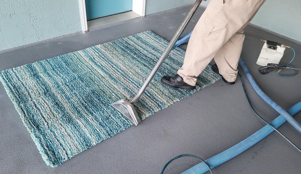 using carpet cleaners