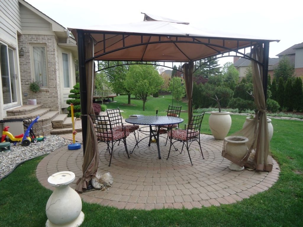 Can You Put A Gazebo On Paver Patio?