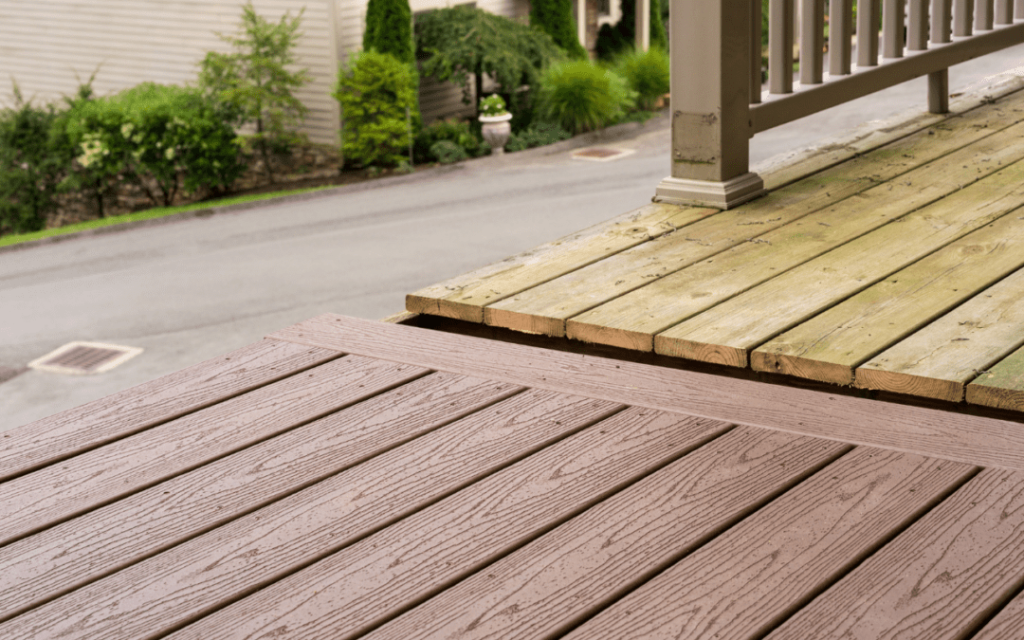 Does Composite Decking go on Top of Wood?