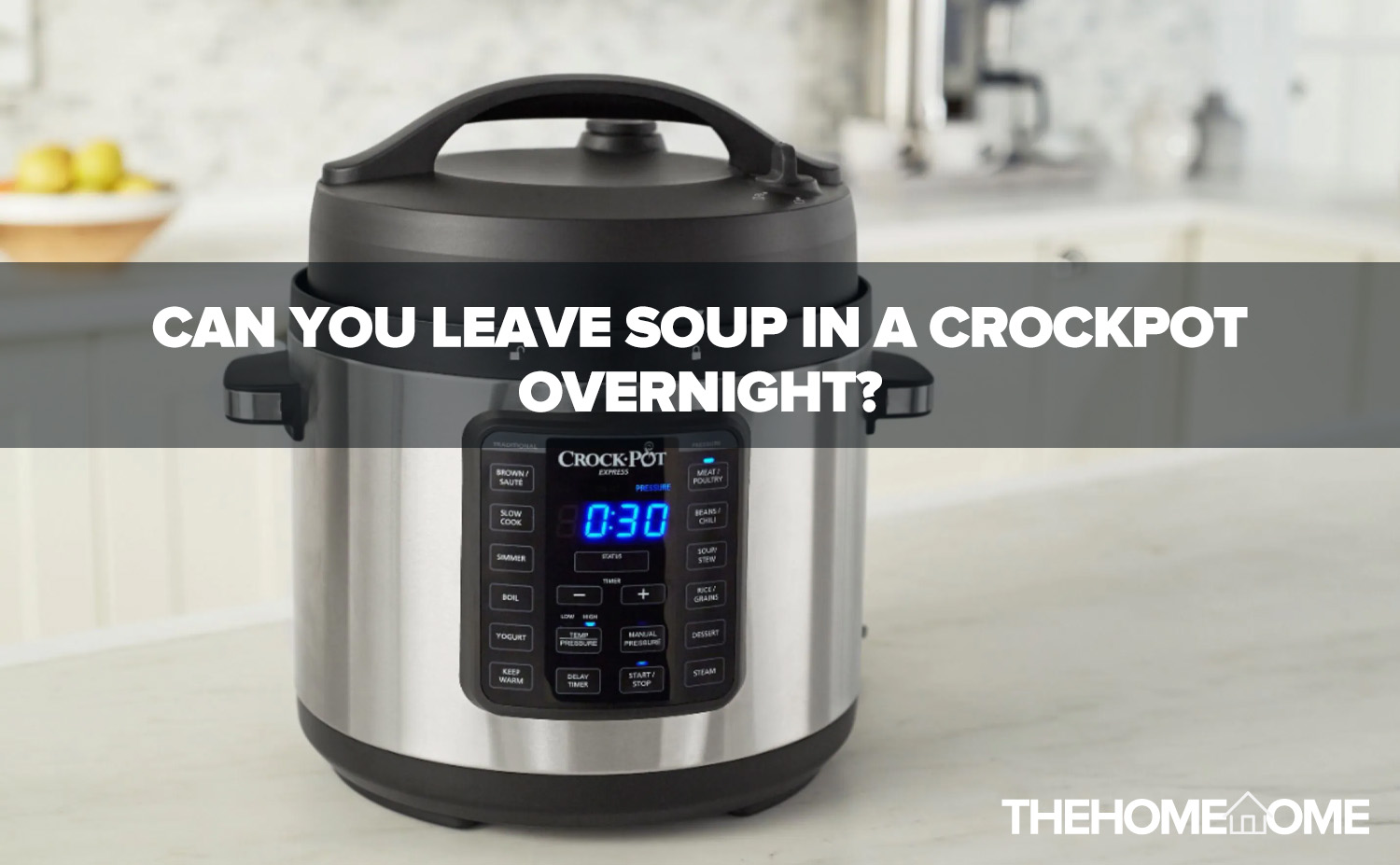 Can You Leave Soup In A Crockpot Overnight? The Home Tome