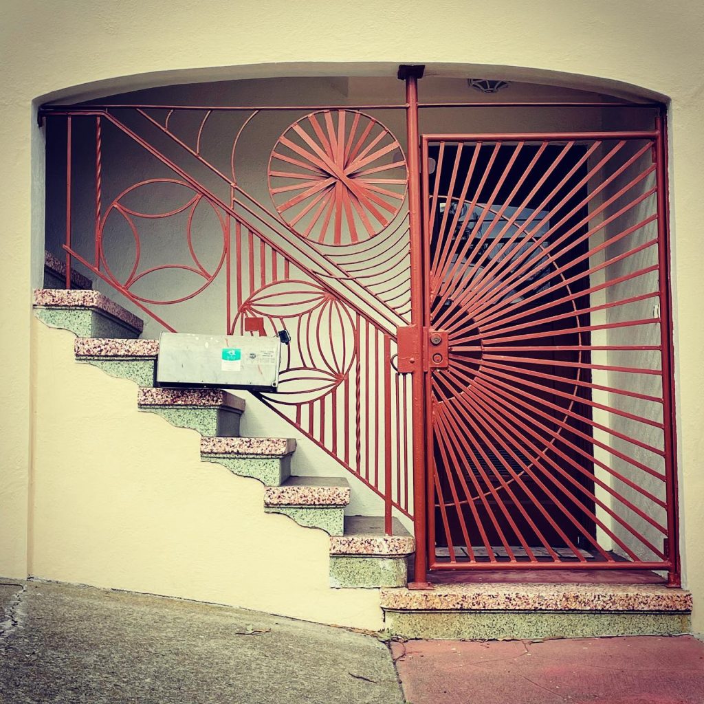 Railing door